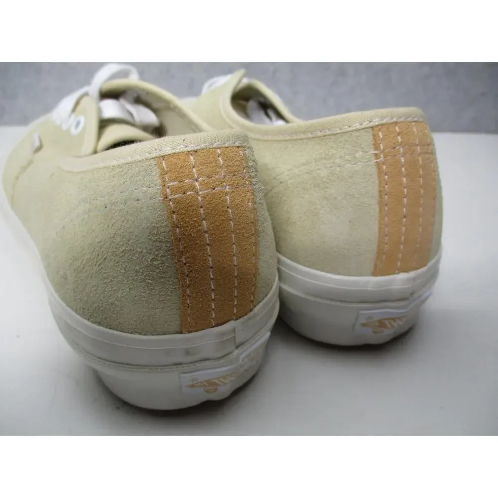 Vans Authentic Shoes Mens Size 8 Womens 9.5 Beige Suede OG LX Beige Cream